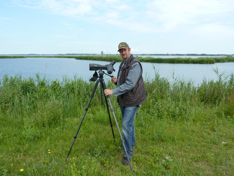 Pieter Doorn in het veld